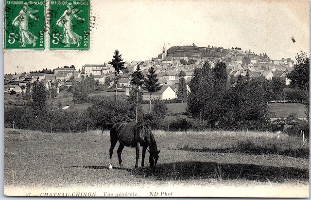 58 CHATEAU CHINON - vue generale