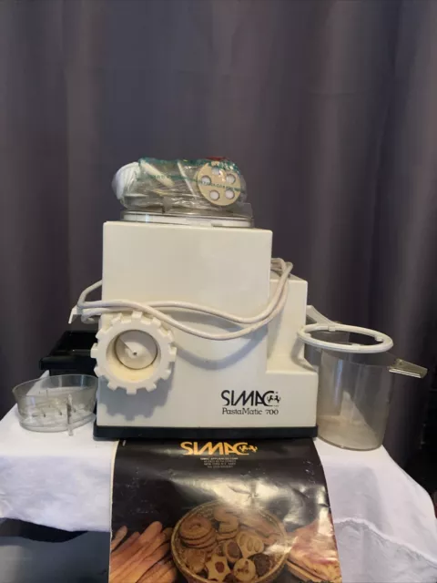Simac Pastamatic 700 Automatic Electric Pasta Maker Machine Accessories Italy Simac Pastamatic 700 Automatic Electric Pasta Maker Machine Accessories Italy