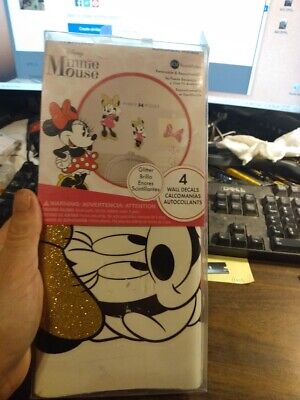 room mates peel & stick wall decals DISNEY MINNIE MOUSE , NEW IN BOX