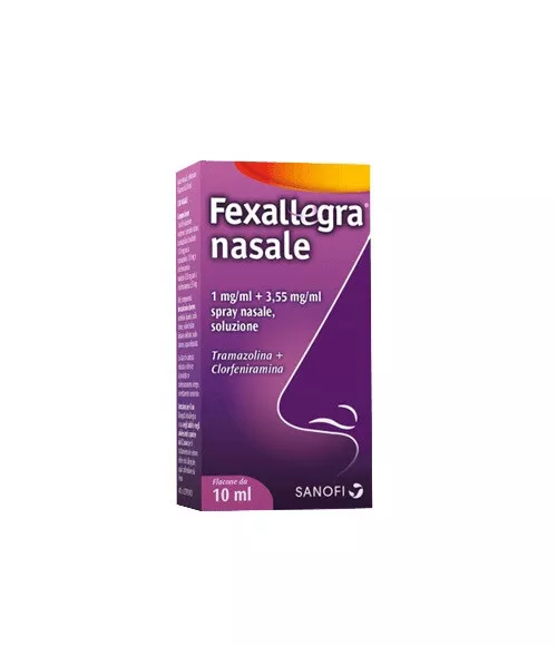 FEXALLEGRA SPRAY NASALE 10 ml antistaminico per combattere l'allergia RINITE