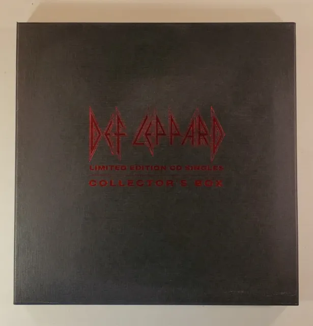 Def Leppard - Limited Edition CD Singles Collector's Box (UK 4 x CD Box Set)