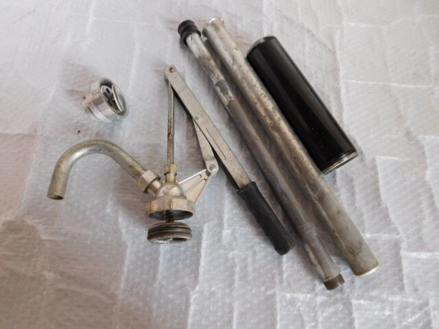 50 gallon drum tank pump 34" pole liquid oil gas water hand pumper tool manual