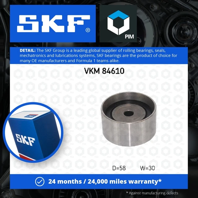 Puleggia guida cintura di distribuzione adatta a FORD RANGER ET TDCi 3.0D da 06 a 12 SKF 1449044 nuova