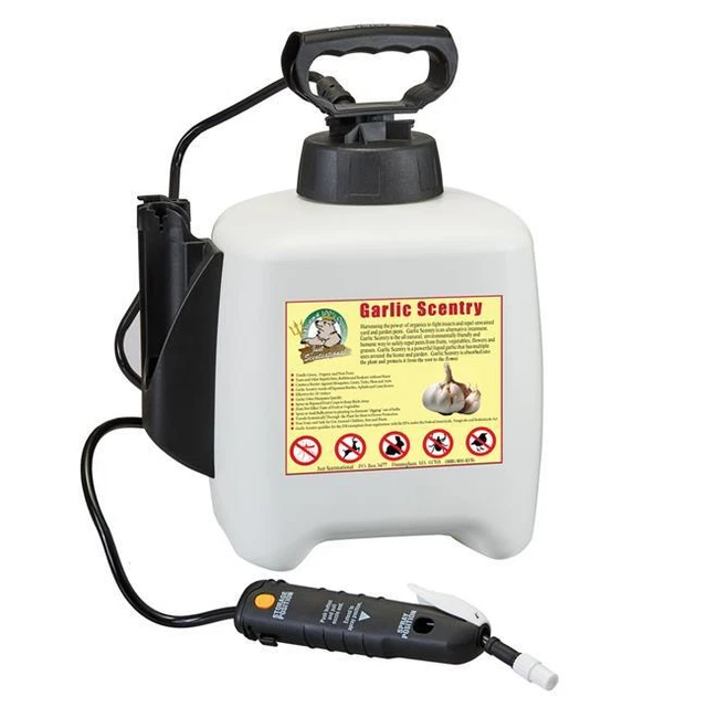 Just Scentsational GAR-1F Garlic Scentry 1 gal Pre-Loaded Pump Sprayer Premix...