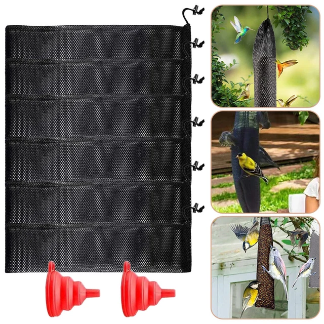 Bolso Colgante Alimentador para Pájaros Tabi Calcetines Cardo Bolso Tipo 6 Piezas