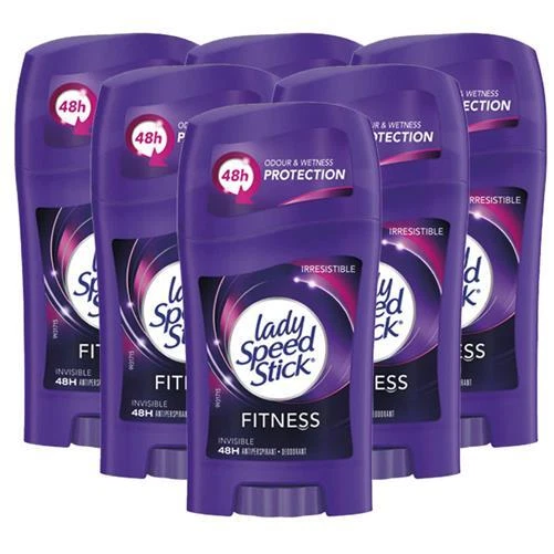 Lady Speed Stick Déodorant Antitranspirant Fitness Bâton Frais Parfumé Lot De 6