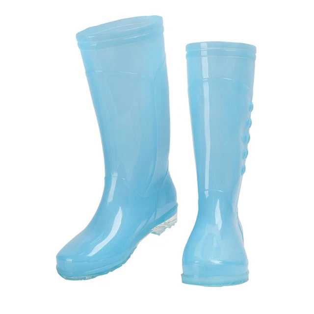 Non Slip Rain Shoes Rainproof Shoe Covers Rain Boots Knee High