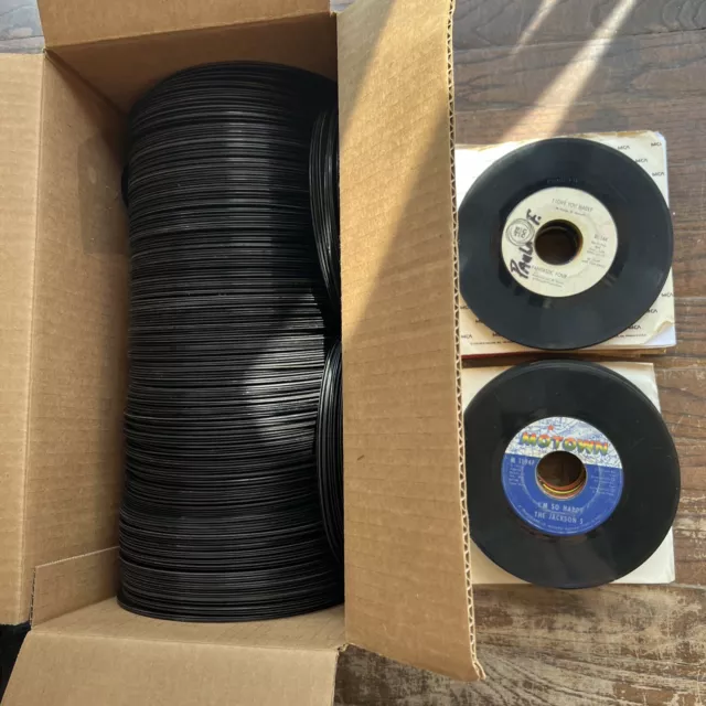 Vtg R&B 45 RPM Records Lot #17 ~~ 220+ Soul Funk Disco Motown Oldies 60s 70s 80s