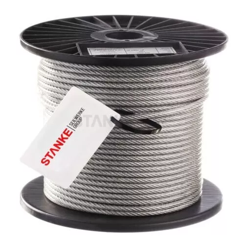 Câble en Acier Inoxydable PVC Fils D'Acier Couvert 2mm 3mm 3,5mm 4mm Inox V4A 2