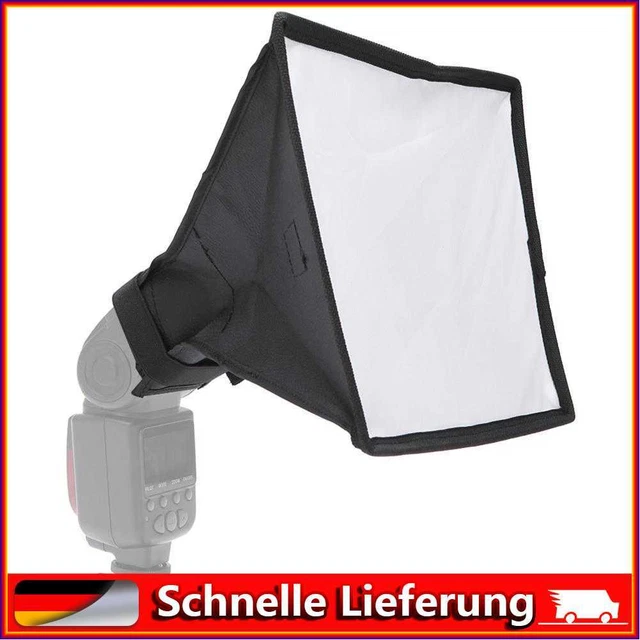 20x30 cm Difusor de Luz de Flash Softbox Plegable Speedlight Caja de Luz Suave Universal