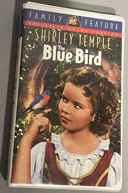 THE BLUE BIRD Shirley Temple Colorized Vhs 1995 Clamshell Ed Movie Tape