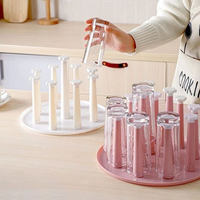 Glass Holder Glass Cup Shelf Glass Cup Stand Holder Upside down Glass Holder