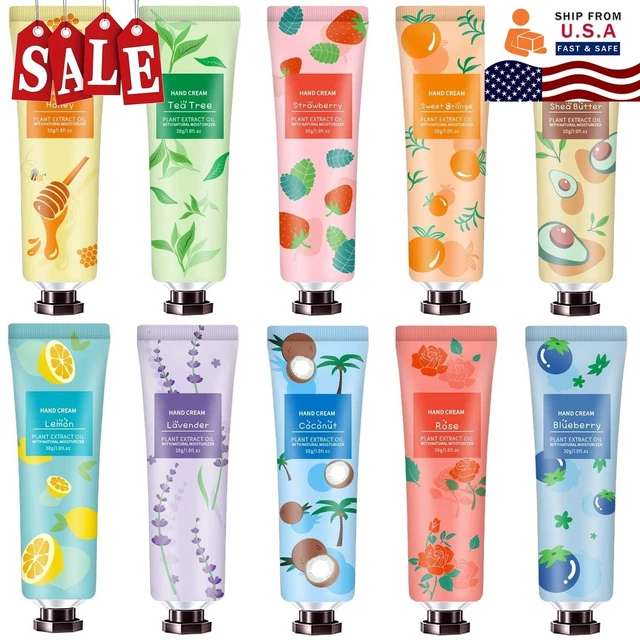 10 Pack Hand Cream for Dry Cracked Hands,Mothers Day Gifts for Women ,Teacher Ap