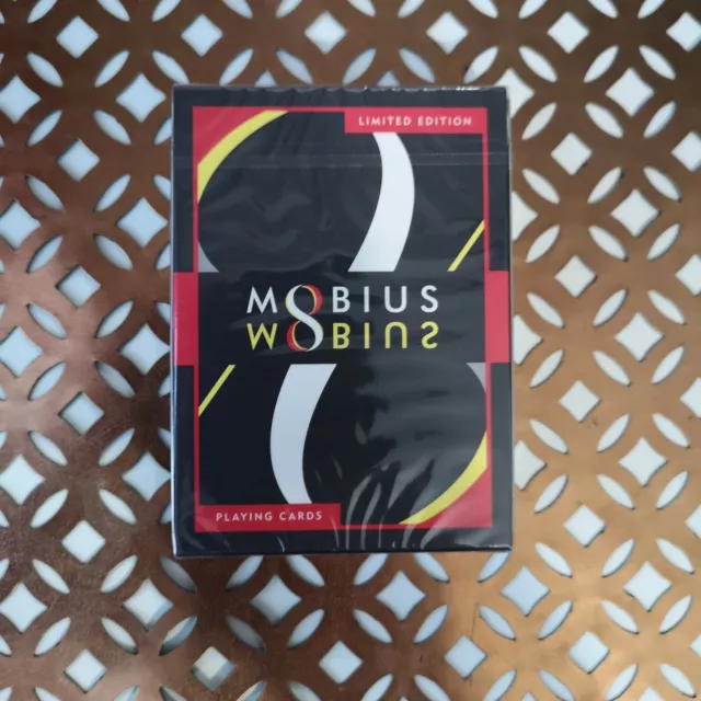 Mobius Negro Playing Tarjetas Nuevo y Sellado Limitado Edición Tcc Presents Mazo