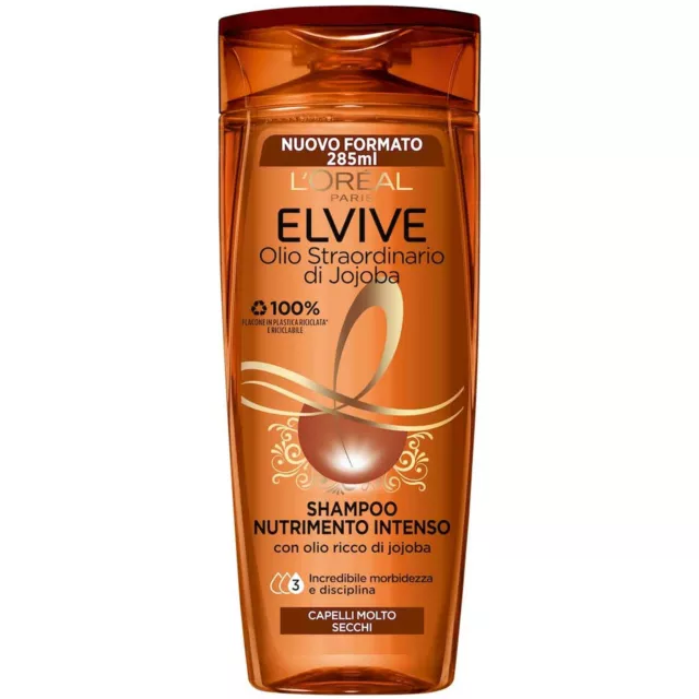 Loreal Elvive Shampoo Olio Straordinario Jojoba - 285ml