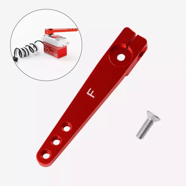 7075 1.75inch Aluminum Heavy Duty Servo Horn-Half Arm for FUTABA 25T Red