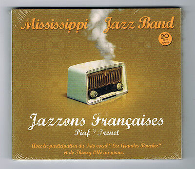 ♫ - Mississippi Jazz Band - Jazzons Françaises - Piaf & Trenet - Cd Neuf New - ♫