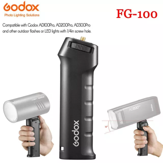 Godox FG-100 Flash Handle Grip For AD100pro AD200 AD200pro Camera LED Light