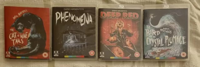 Dario Argento - Blu Ray Bundle - Cat / Phenomena / Deep Red / Bird