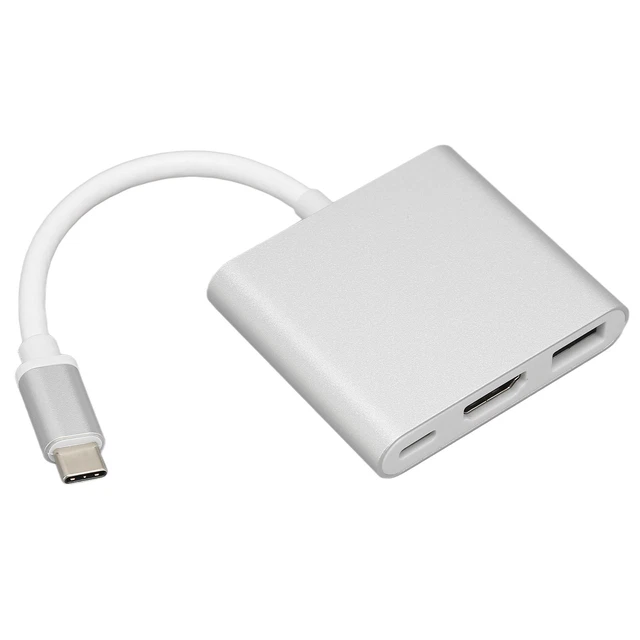 Type C To HD Multimedia Interface USB PD Adapter 3 In 1 High Speed HD Wide C HOM