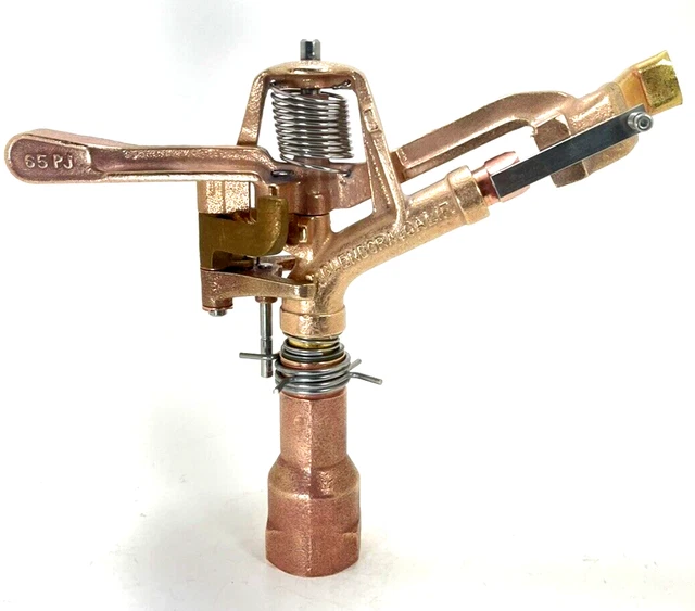 1 Professionally Rebuilt Rain Bird 65Pj 1" Adj Brass Impact Sprinkler Lists $261