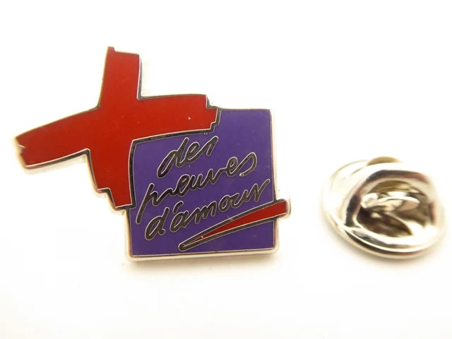 Pin Badge - Drapeau Croix De Jérusalem Templier - Noir - Thermocollant - Made In France