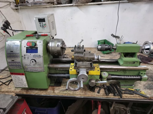 Warco WM 240 Variable  Lathe With Upgraded Motor And VFD