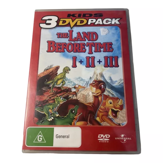 The Land Before Time 1 2 3 - Great Valley Adventure Time of Great Giving - DVD