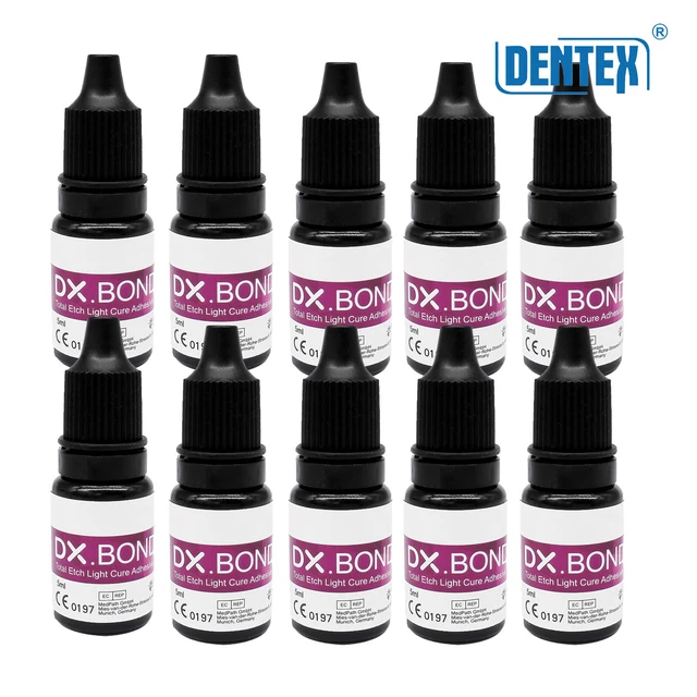 Dentex DX.BOND V Dental Bonding Light Cure Dentin Enamel Resin Adhesive 5ml
