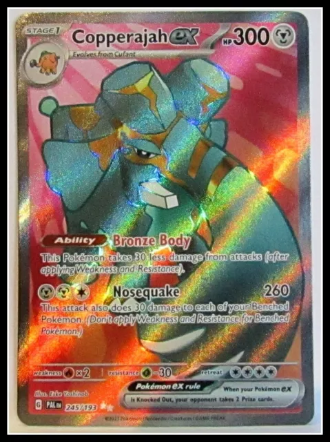Pokemon Copperajah ex 245/193 Paldea Evolved Full Art Ultra Rare