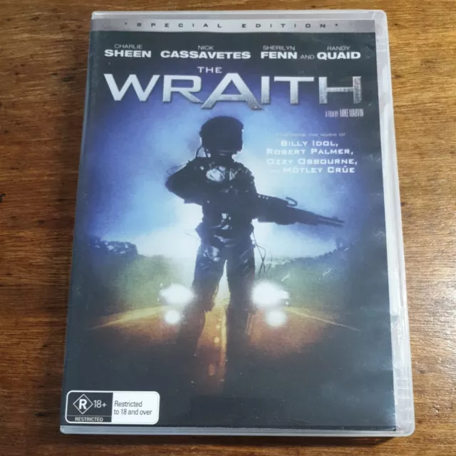 The Wraith DVD SPECIAL EDITION Region   LIKE NEW FREE POST