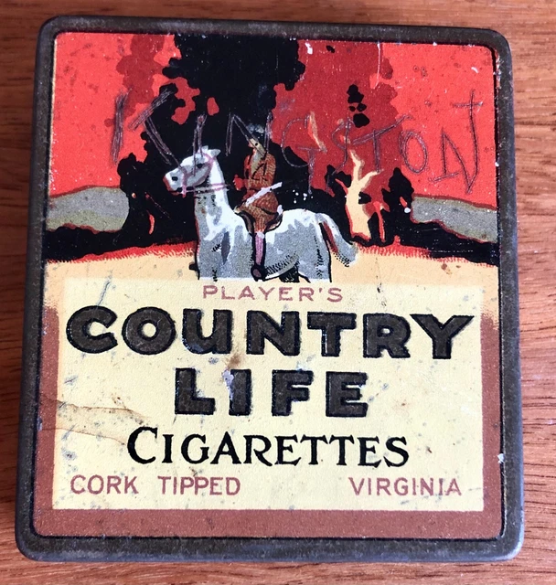 2 x Country Life Cigarette Tins - Excellent