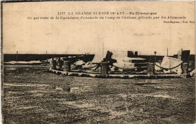 CPA Military, In Champagne - What Remains of the Legendary (278983)