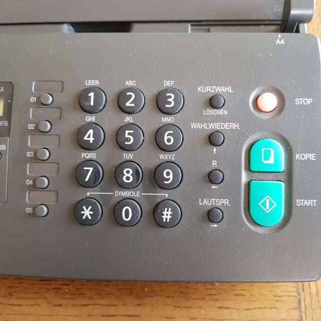 Sharp UX-70 Fax Telefon AB In GRAU gebraucht