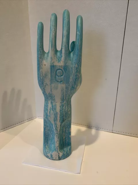 Porcelain Ceramic Large Glove Hand Mold Display jewelry display halloween decor