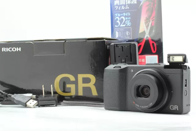 [Near MINT in Box] RICOH GR 16.2MP Compact Digital Camera Black  from JAPAN
