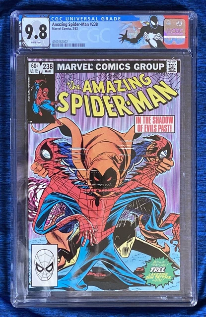 Amazing Spider-man # 238 cgc 9.8 White Pgs ~ Hobgoblin Stan Lee ~ Custom Label