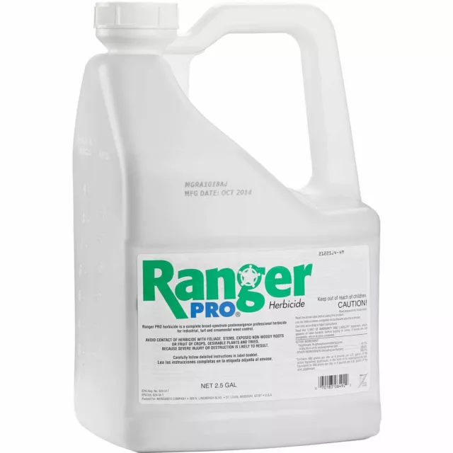 Round up Ranger Pro 41% Glyphosate Weed Control - 2.5 Gallons