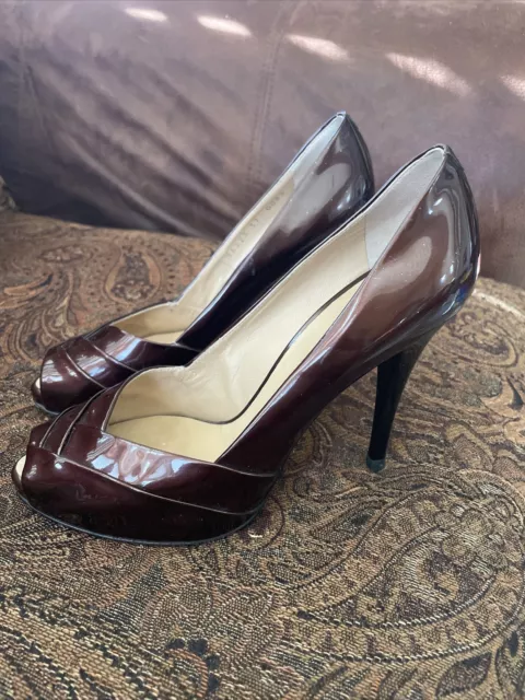 Giuseppe Zanotti Design Womens Brown High Heels Platform Pump Shoes Size 7