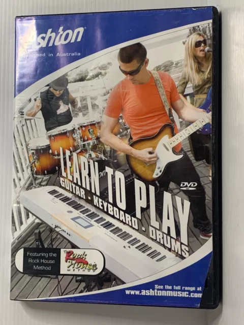 Learn To Play Guitar Keyboard Drums - Ashton Music - DVD - Region 4