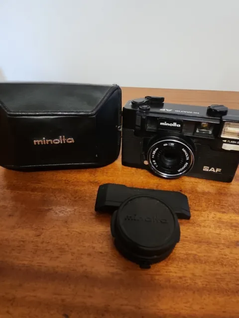 Minolta Hi-Matic AF Compact Point/Shoot Film Camera 38mm f2.8 TESTED
