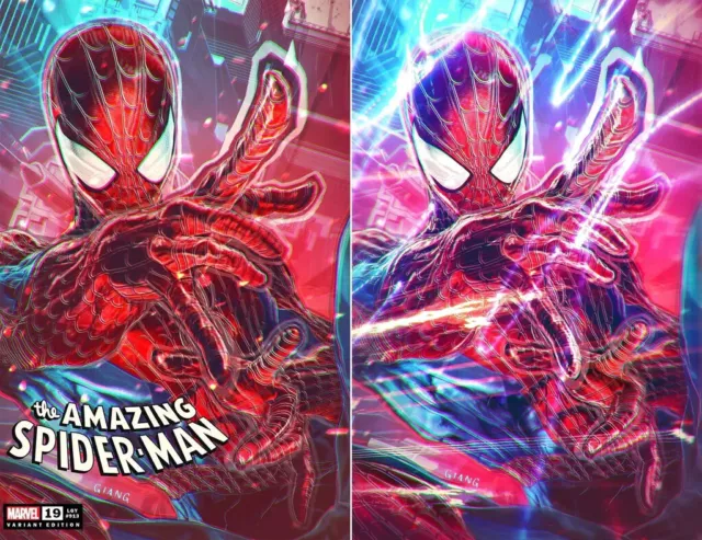 The Amazing Spider-Man #19 John Giang Variant Cover Set (A&B) Marvel Comics 2023
