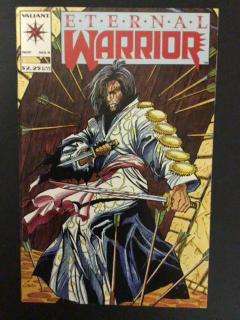Eternal Warrior No. 4 1991 Valiant 1st Cameo of Bloodshot VF
