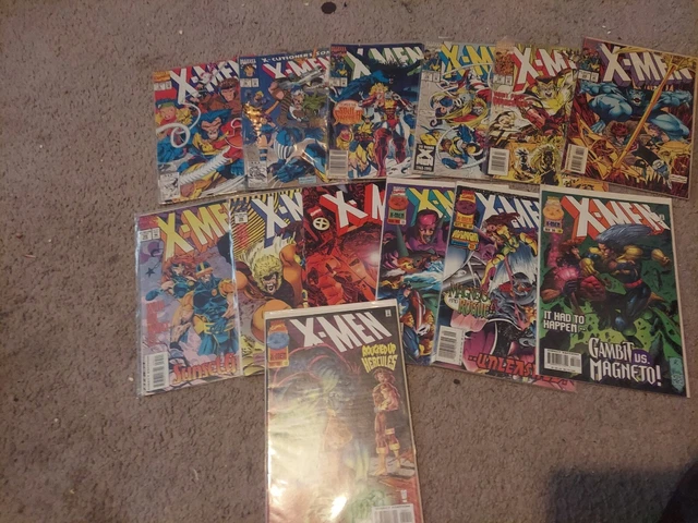 X-MEN (Vol 2) Lee, 13 Issue Lot, 4, 16-19, 34-36, 44, 55-6, 58-9, Marvel Comics