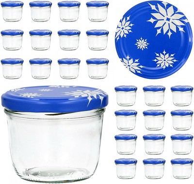 Brandani Set n.4 Vasetti Bomboniere vetro BRANDANI 50 ml tappo meccanico colori 