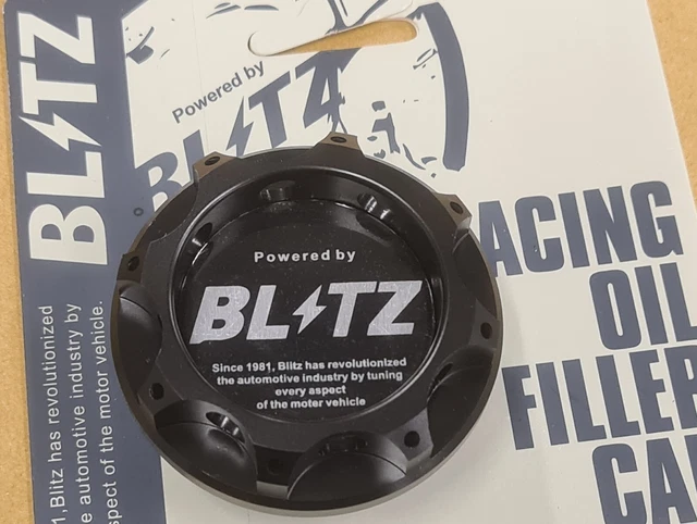 BLITZ Tappo Riempimento Olio - Lega Billetta NERA - TOYOTA - GR Supra Yaris Corrola GR86