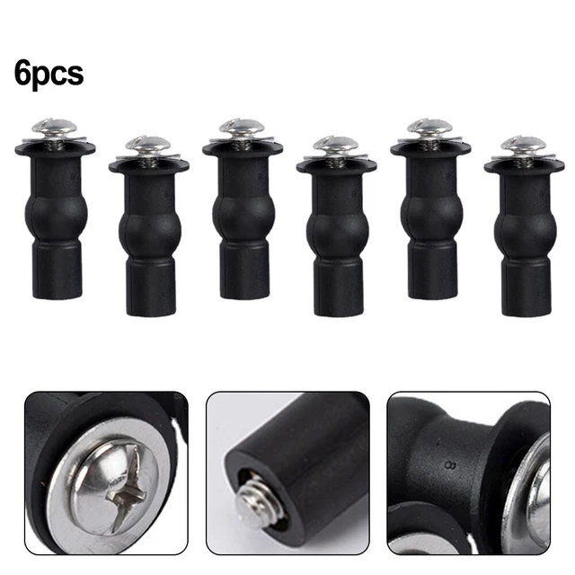 Verrou De Porte Universel En Plastique, 16 Pièces, 8 Modèles, Bloc De Fixation à Crochet Fixe Pour Toutes Les Voitures