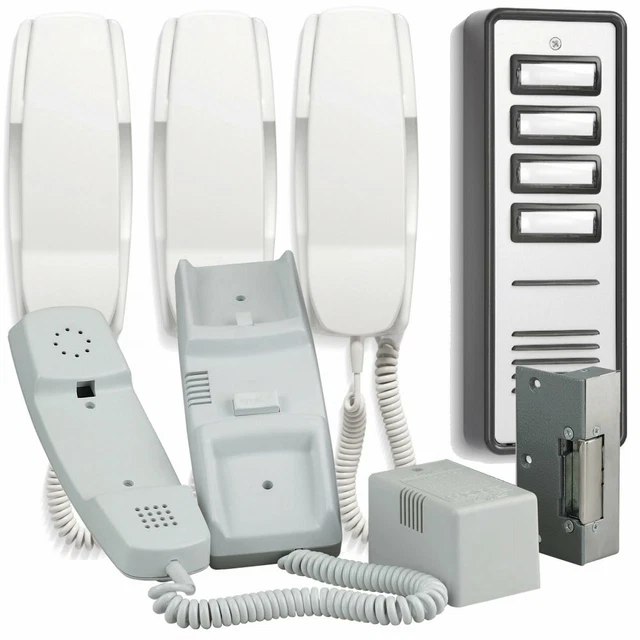 BELL SYSTEM 904 4 Way Intercom Door Entry System with Lock Release ...