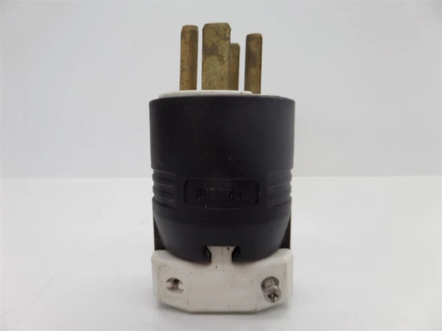 Hubbell HBL9431C Straight Blade Plug 30A 125/250V