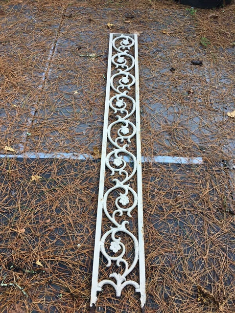 porch supports uprights column cast iron metal vintage 2